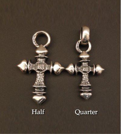 Photo5: Half FT Cross With H.W.O Pendant