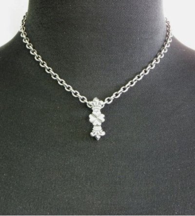 Photo5: One Eighth 4 Heart Crown Pendant [Hanging type]