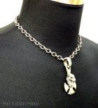 More Photo2: Eagle with round zip cross Pendant