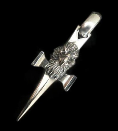 Photo1: Eagle dagger square top & H.W.O Pendant