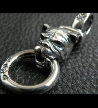 Photo2: Long Neck Bulldog Pendant