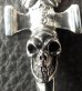 Photo6: Half Triple Skull Dagger Square Bottom & H.W.O Pendant