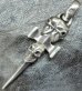 Photo14: Half Triple Skull Dagger Square Bottom & H.W.O Pendant