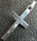 Photo5: Skull On Plain Cross Pendant [1/8 , 1/16]