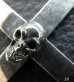 Photo6: Skull On Plain Cross Pendant [1/8 , 1/16]