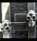 Photo8: Skull On Plain Cross Pendant [1/8 , 1/16]