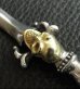 Photo12: Gold Skull On Dagger With H.W.O Pendant