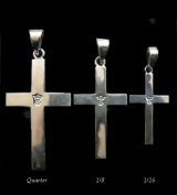 G&Crown Plain Cross Pendant [Quarter,1/8,1/16]