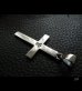 Photo13: G&Crown Plain Cross Pendant [Quarter,1/8,1/16]