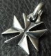 Photo5: Large Maltese Cross Pendant