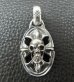 Photo6: Skull On Cross Oval With H.W.O Pendant