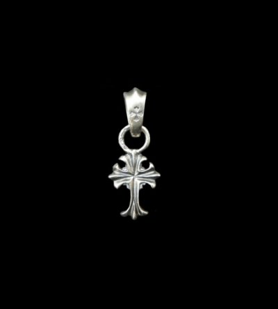 Photo1: 1/16 Grooved Cross Pendant