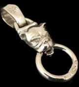 Bulldog Pendant (Platinum Finish)