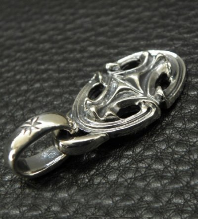 Photo2: Quarter Sculpted Oval With H.W.O Pendant