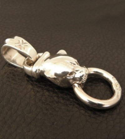 Photo2: Panther Pendant (Platinum Finish)