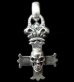 Photo1: Skull On Crown Constantin Cross & H.W.O Pendant (1)