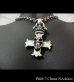 Photo13: Skull On Crown Constantin Cross & H.W.O Pendant