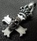 Photo2: Skull On Crown Constantin Cross & H.W.O Pendant (2)