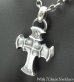 Photo13: Half Battle-Ax Cross With H.W.O Pendant