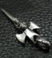 Photo5: Quarter Single Skull Dagger Round Bottom & H.W.O Pendant