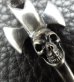 Photo3: Quarter Single Skull Dagger Round Bottom & H.W.O Pendant