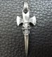 Photo17: Quarter Single Skull Dagger Round Bottom & H.W.O Pendant