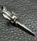 Photo12: Quarter Single Skull Dagger Round Bottom & H.W.O Pendant