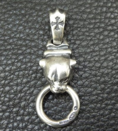 Photo2: Half Panther Boat Chain Neck Pendant