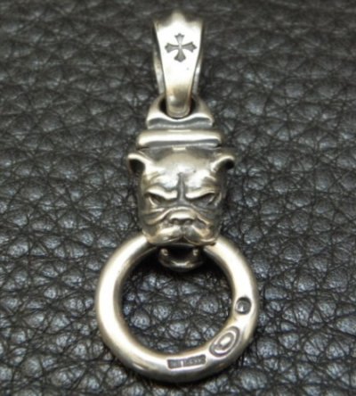 Photo2: Quarter Bulldog Boat Chain Neck Pendant