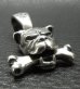 Photo3: Bulldog With Bone Boat Chain Neck Pendant