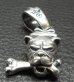 Photo2: Bulldog With Bone Boat Chain Neck Pendant (2)