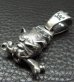 Photo5: Old Bulldog With Bone Boat Chain Neck Pendant