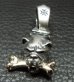 Photo3: Old Bulldog With Gold Bone Boat Chain Neck Pendant