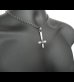 Photo12: Skull On Plain Petro Cross Pendant [1/16]