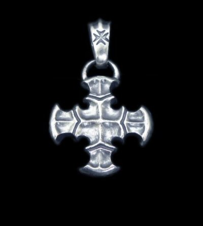 Photo1: Quarter Battle-Ax Short Cross With H.W.O Pendant