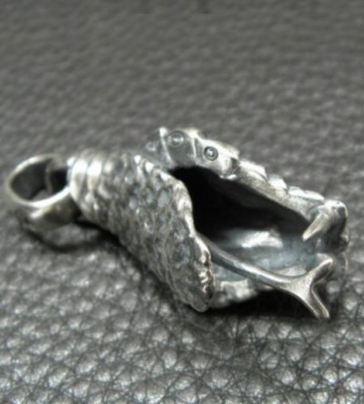 Photo2: Half Snake head Pendant Without O-ring