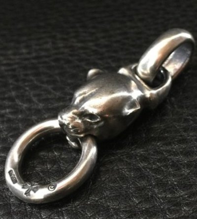 Photo2: Half Long Neck Panther Pendant