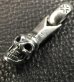 Photo4: Single Skull Zipper Pull Pendant