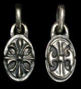 Cross Oval & Battle-AX Oval Reversible Pendant