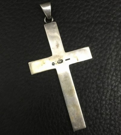 Photo2: G&Crown Plain Cross Pendant [Full,Half]