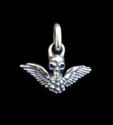 Wing Skull Pendant (1/4 Size)