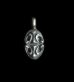 Photo13: Pierce Size Sculpted Oval Pendant