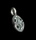 Photo10: Pierce Size Sculpted Oval Pendant