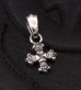 Photo2: 1/64 4 Heart Crown Cross With H.W.O Pendant (2)