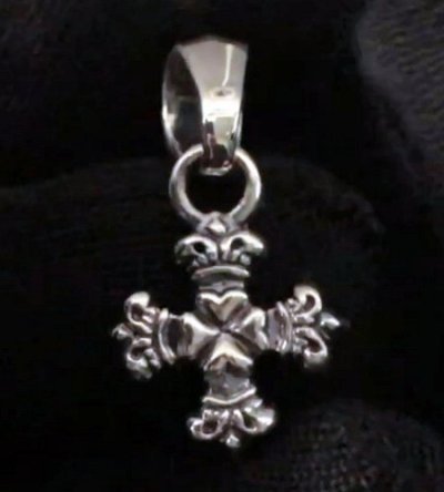 Photo1: 1/64 4 Heart Crown Cross With H.W.O Pendant