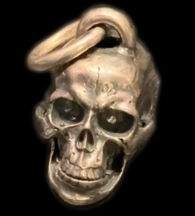 Photo1: Large Skull Full Head Pendant (Early model)