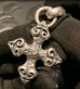 Photo3: Quarter 4 Heart Chiseled Short Cross With H.W.O Pendant