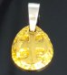 Photo7: Pure Gold Wrap 1/16 Constantine Cross Blob Pendant 