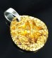 Photo5: Pure Gold Wrap 1/16 Maltese Cross Blob Pendant