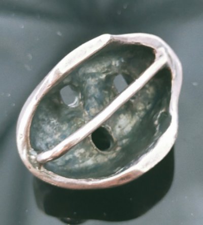 Photo2: Face Pendant (Back Loop)